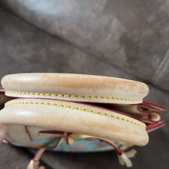 Dooney & Bourke Multicolor Mini Canvas and Leather Bag - Picture 3 of 9